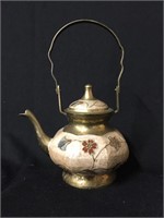 Very Old Solid Brass Tea Pot