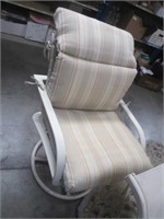 Clean Padded Swivel Rocking Chair