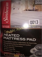 SUNBEAM HEATED MATTRESS PAD