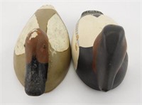 Lot #8 - Pair of 1/3 size canvasback decoys