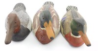 Lot #9 - (3) L.W. Burgess Decoys: two Mallard