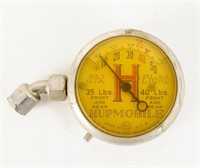 Hupmobile tire pressure gauge w case