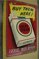 Lucky Strike Cigarette Sign