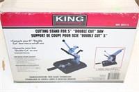 King cutting stand for a 5" double cut saw (new)