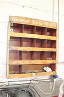 Snap-on wheel weight shelf (needs to be removed)
