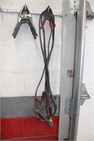 Booster cables and clamps