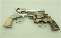 Pair Of Vintage Cap Guns Hubley Snubnose Cowboy