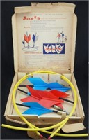 Vintage Jarts Lawn Darts Game In Box Great Fun