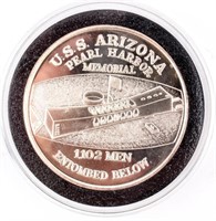 Coin 1 Troy Ounce U.S.S. Arizona Commemorative