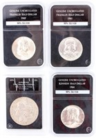 Coin 4 United States Silver Coins Morgan Dollar+