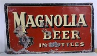 SST Embossed Magnolia Beer In Bottles Signs