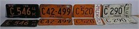 4 sets of Wisconsin Truck License Plates
