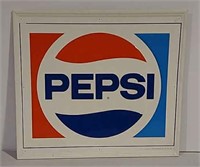 SST Embossed Pepsi Self-Framing Sign