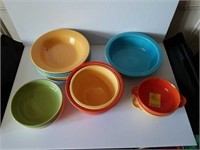 13 pcs of Fiesta Ware Pottery