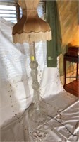 Awesome Antique Cut Crystal Floor Lamp