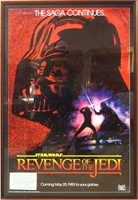 Original  "Revenge of the Jedi" full sheet post