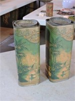 Pair of Ceylon Tea Tins