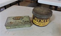 Dixie Tobacco Tins