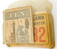 Bag of misc. foreign currency and vintage 1950's