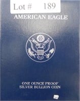 2005 American Eagle 1 oz silver proof coin