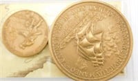 (2) Genuine ship wreck coins from the Admiral