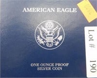 2007 American Eagle 1 oz silver proof coin