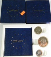 (3) US Bi-Centennial silver proof sets 1976