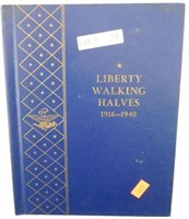 Book of Liberty Walking half dollars, to