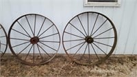Pair of Steel Wheels