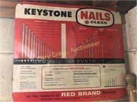 Metal “Keystone” Advertising sign