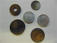 (1) Bag of misc. foreign coins