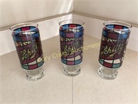 (3) Vintage Schlitz Beer Glasses