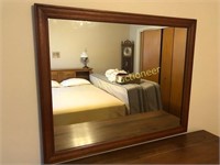 Wall mirror (Hanging above Lot 61 dresser)