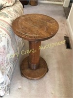 Antique oak fern stand