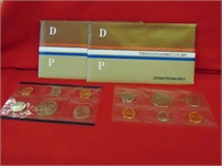 (2) 1984 UNC Coin Set