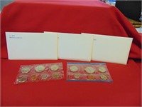 (3) 1980 UNC coin set