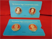 (2) American Negro Society SILVER Proofs