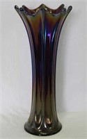 Morning Glory 15 1/2" funeral vase - purple