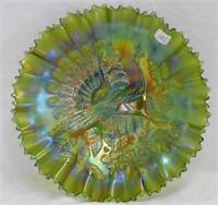 Peacocks PCE bowl w/ribbed back - green