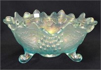 Grape & Cable small size ruffled fruit bowl - ice