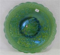 Homestead chop plate - emerald green