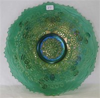 Leaf Chain 9" plate - green