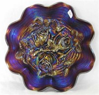 Rose Show ruffled bowl - purple