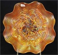 Rose Show ruffled bowl - marigold