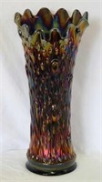 Tree Trunk 15 3/4" funeral vase - purple
