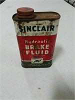 Sinclair hydraulic brake fluid can