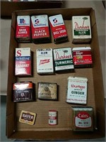 Miscellaneous lot of different spices