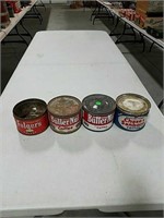 4 vintage coffee tins