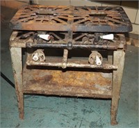 Vintage Cast Iron Outdoor Gas Burners
