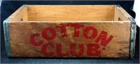 Vintage Cotton Club Soda Crate Cleveland Oh S